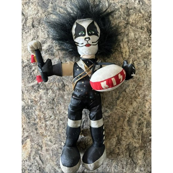 2003 Toy Factory KISS PETER CRISS 12" Tall Plush Toy Doll - Picture 1 of 1